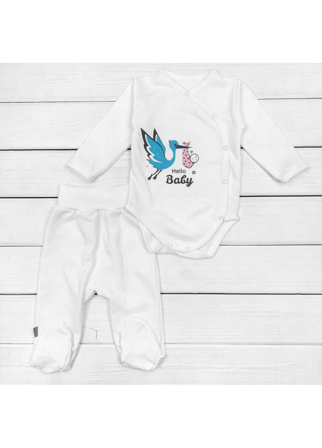 Молочний демісезонний боді та штани dexter's