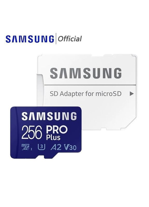 Карта памяти Evo Plus microSDXC 256GB UHS-I U3 V30 A2 + адаптер SD (MB-MC128SA/EU) Samsung (335367049)