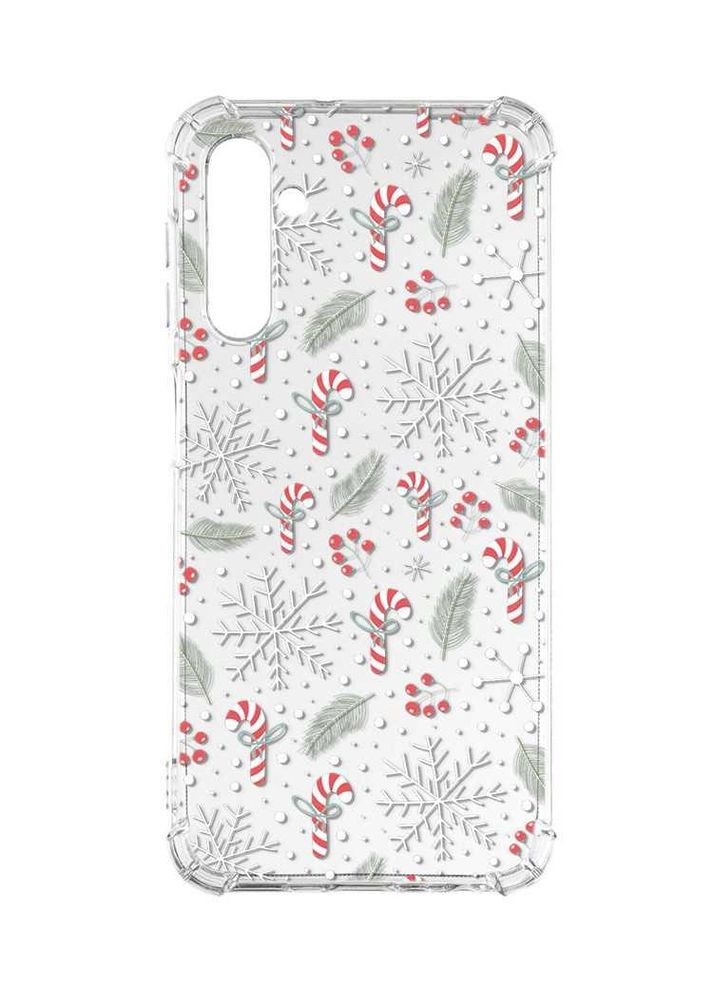 Чехол с утолщенными углами на Samsung Galaxy A24 (A245) 4G:: Новогодний фон (принт 199) Creative (362971027)