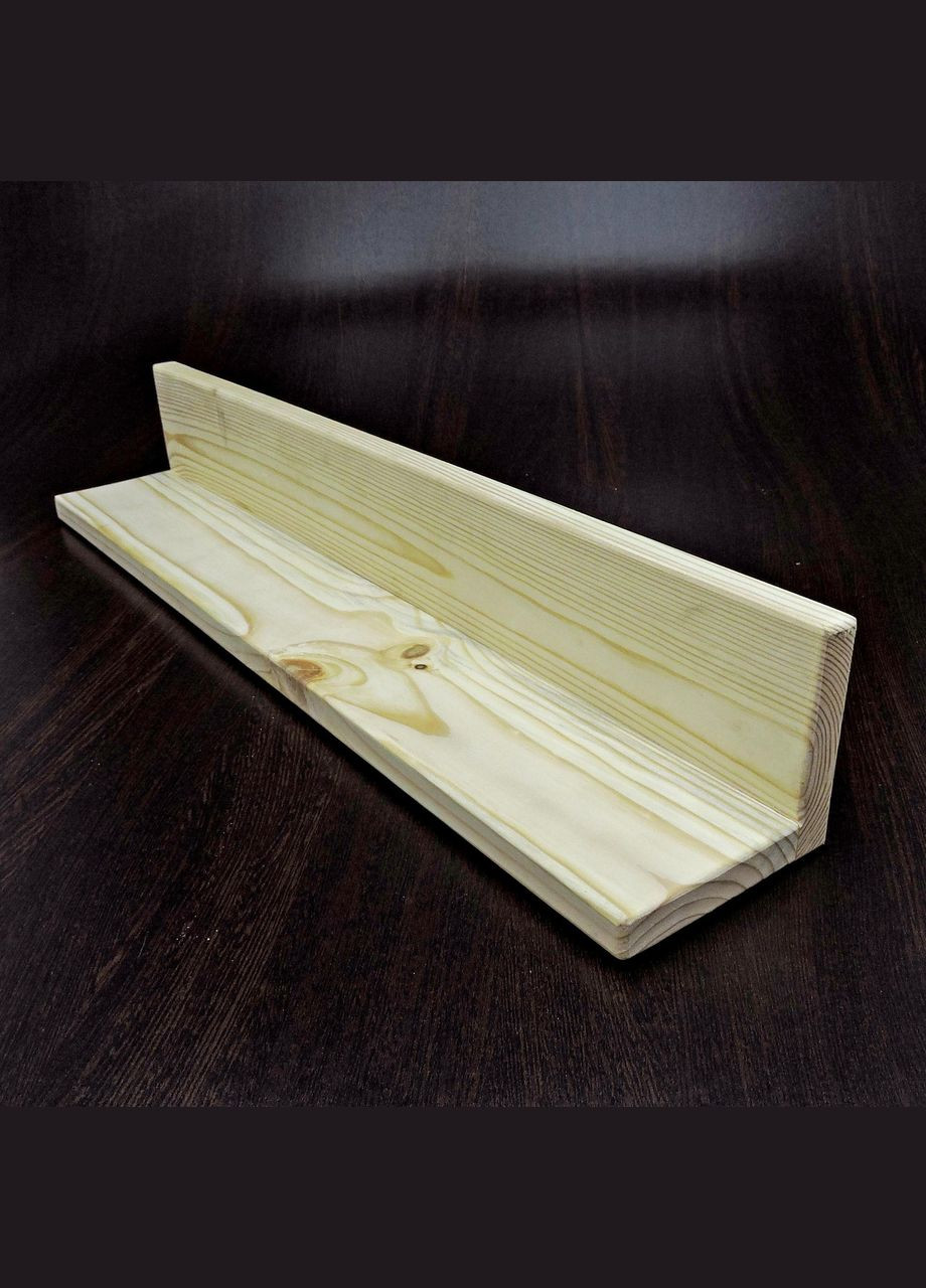 Настенная полка из дерева Палас 60 бланже (НСП-608001) No Brand (328081993)