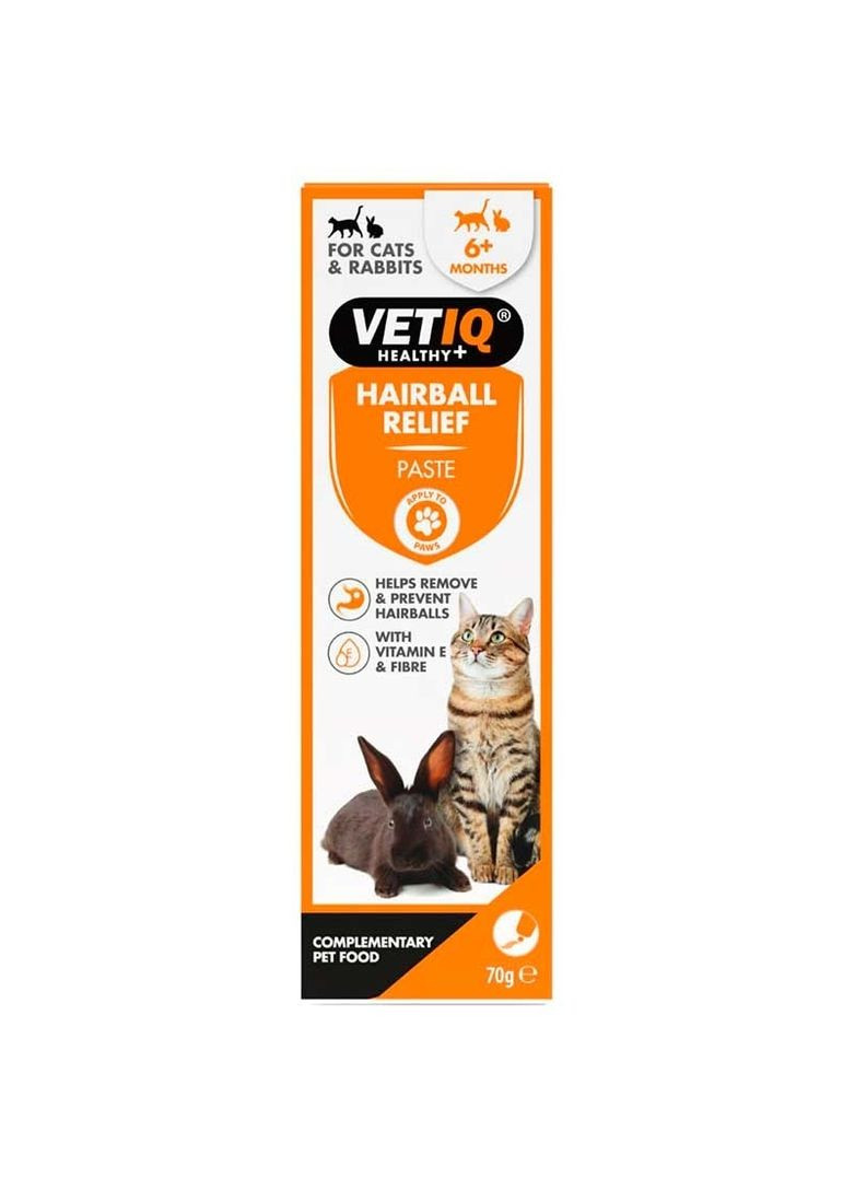 Defurr-Um Hairball Remedy Cats & Rabbits - Паста для выведения шерсти у котов и кроликов - 70 г VetIQ (327434605)