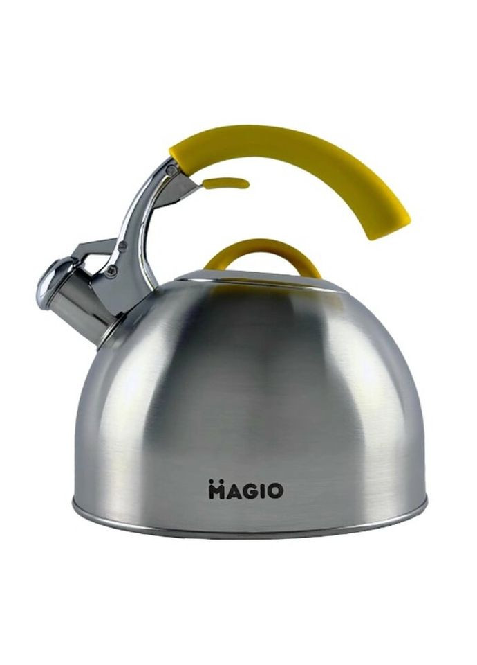 Чайник со свистком MG-1191 2.5 л серебристый Magio (296661000)