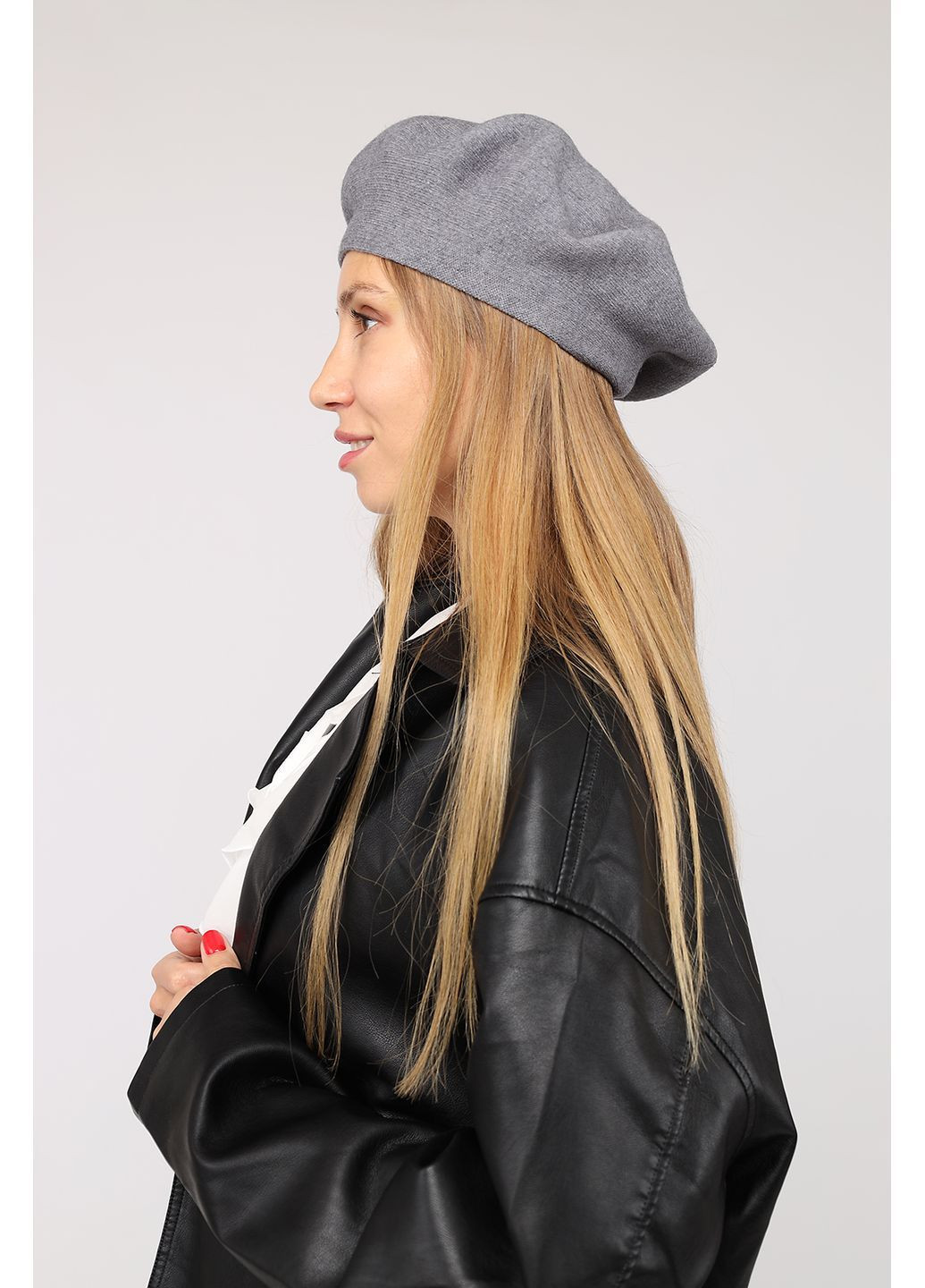 Берет женский цвет светло-серый CB-00284214 Yuki (364261675)