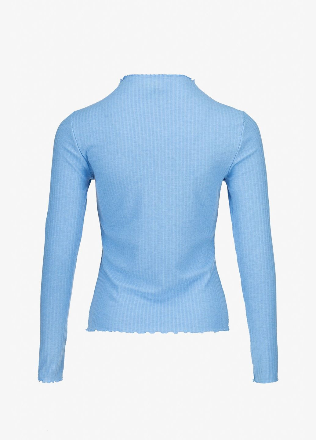 Лонгслив однотонный женский 5817 Голубой shop (2000990945983) No Brand (362745143)