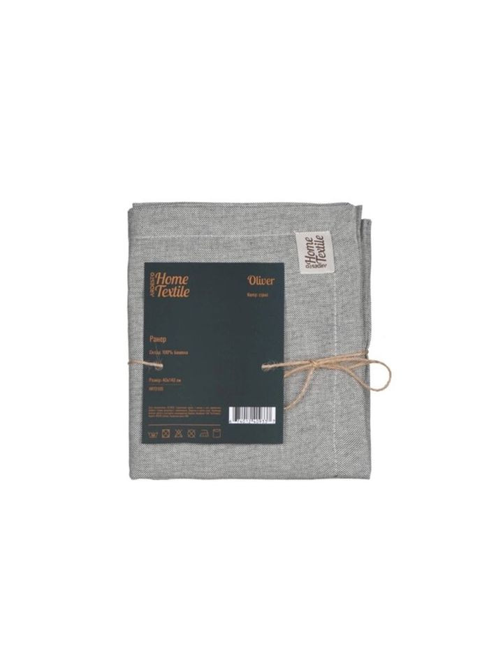 Ранер на скатерть Oliver ART-01-OD 40х140 см серый Ardesto (335879632)