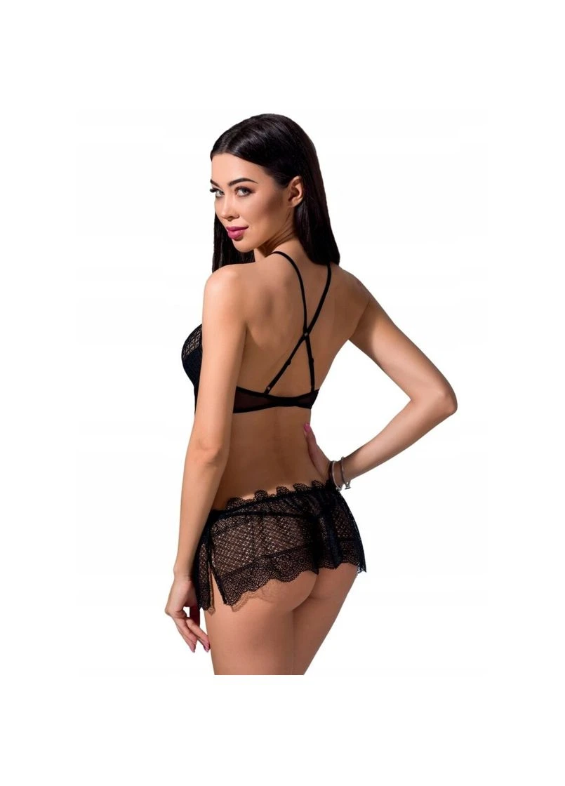 Сорочка YONA CHEMISE black S/M - Passion (303890588)