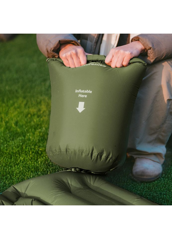Матрас двойной CNK2550WS019, 65 мм, с мешком для надувания, зеленый Naturehike (353505711)