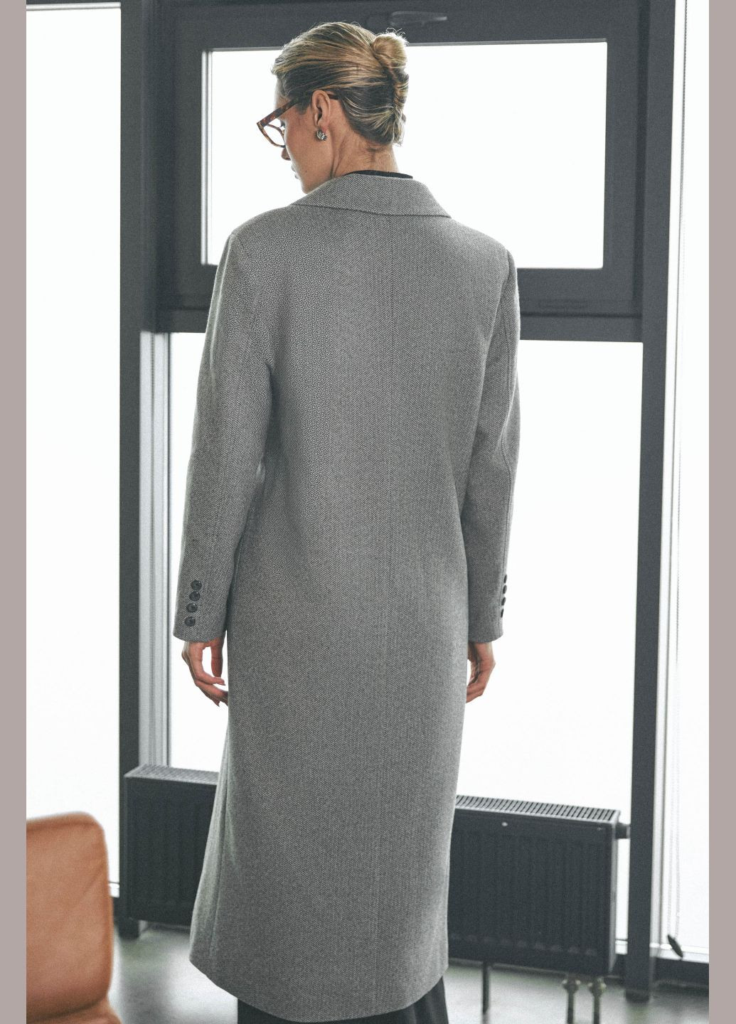 Серое демисезонное Пальто ST-Seventeen