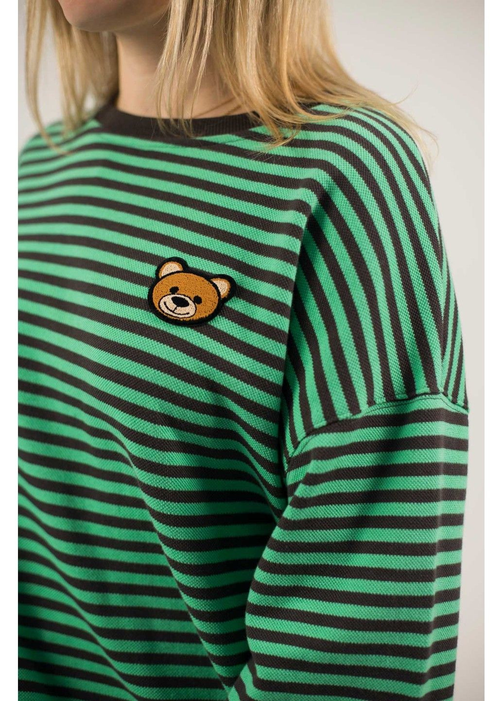 Зеленый демисезонный светр 21 - 10346 джемпер Bono Modo