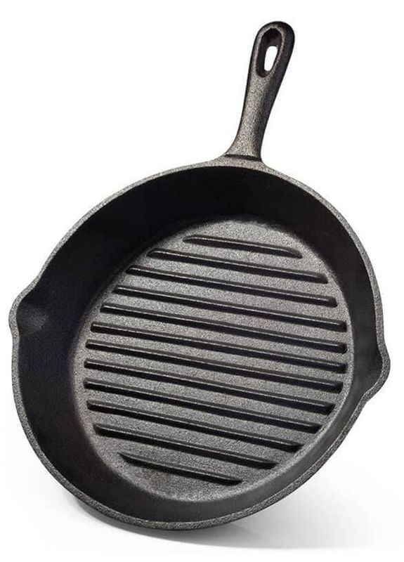 Сковорода-гриль Naestved кругла 18х4см, чавун Fissman (329899005)