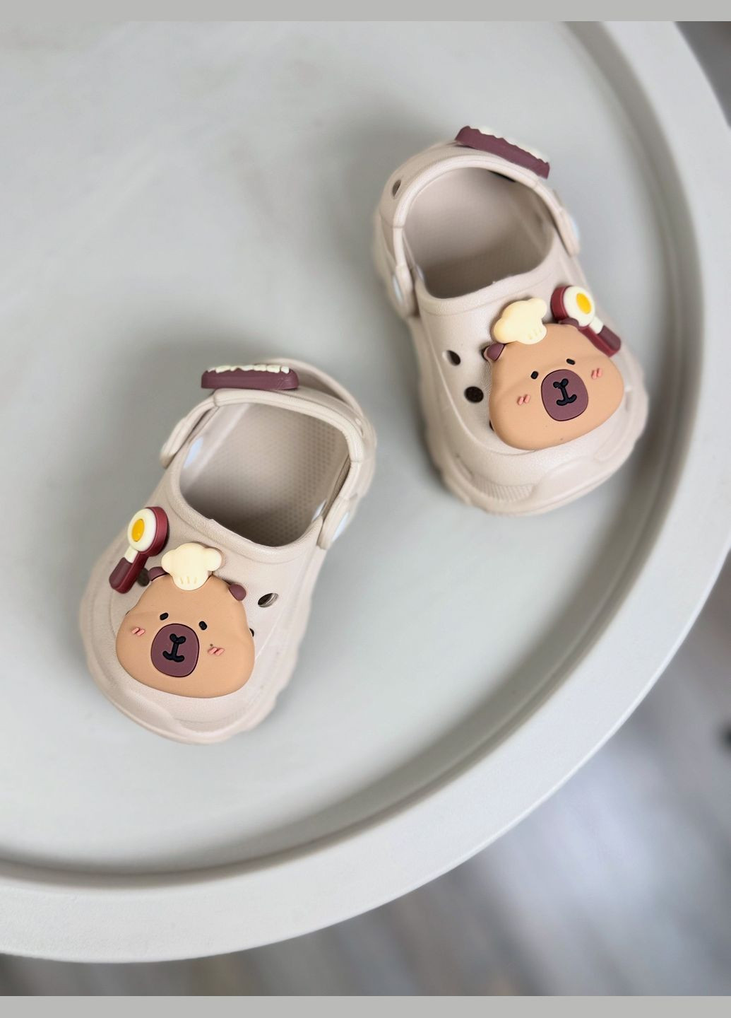 Дитячі крокси бежеві 1529 No Brand (336383430)