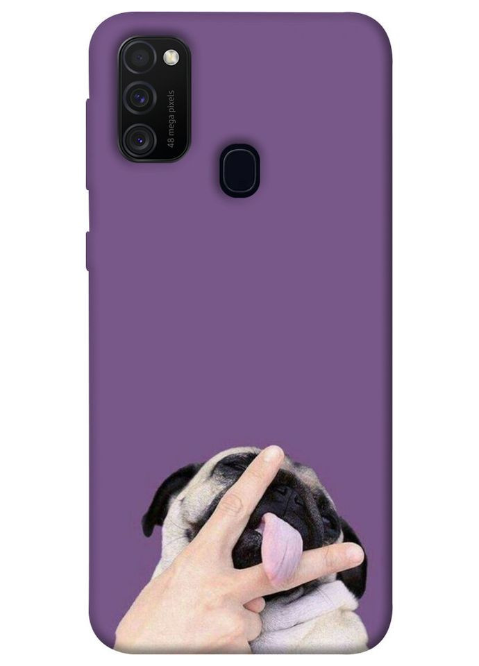 Чохол з принтом для Samsung Galaxy M30s, Samsung Galaxy M21 / для самсунг-галаксі М30с / М21 Мопс No Brand (339059912)