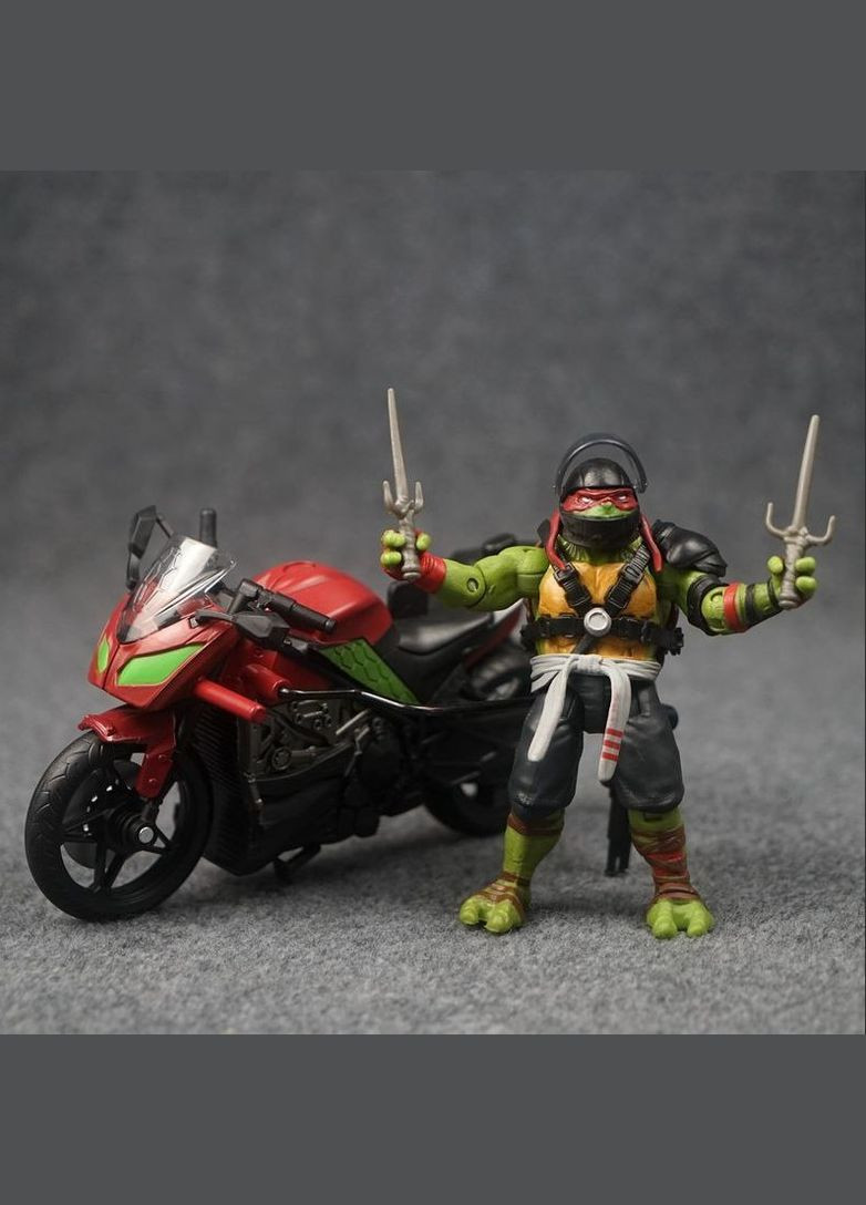 Рафаель із тіні Raphael Черепашки ніндзя Teenage Mutant Ninja Turtles з мотоциклом Shantou (296492023)