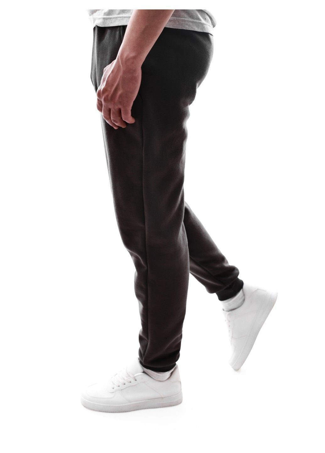 Серые зимние брюки No Brand