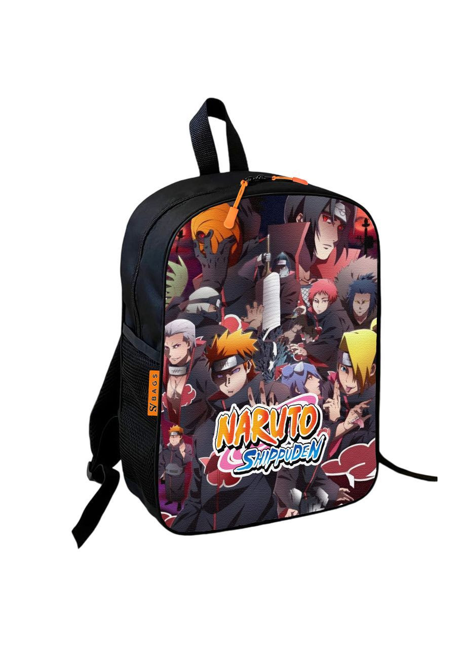 Рюкзак детский Наруто Акуцуки Саске Итачи Учиха Naruto 36х27х13 см Разноцветный (00828) No Brand (371687236)