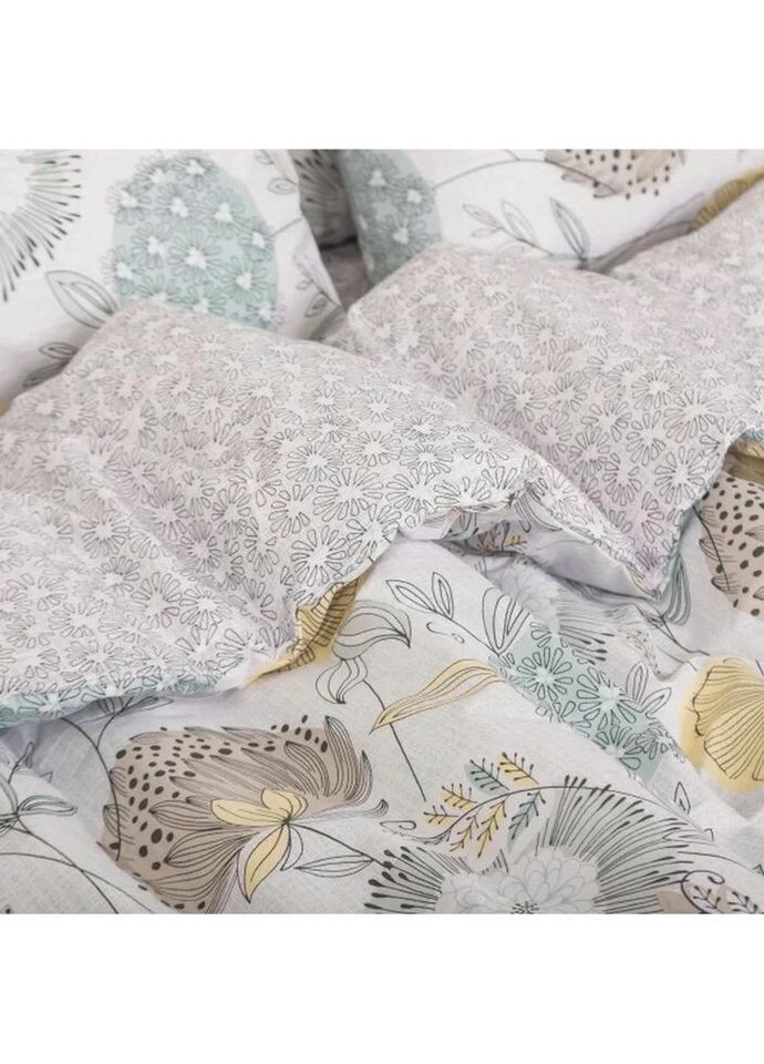 Постільна білизна полуторна Ранфорс 22200-1-5 210х143 см Viluta (336327840)