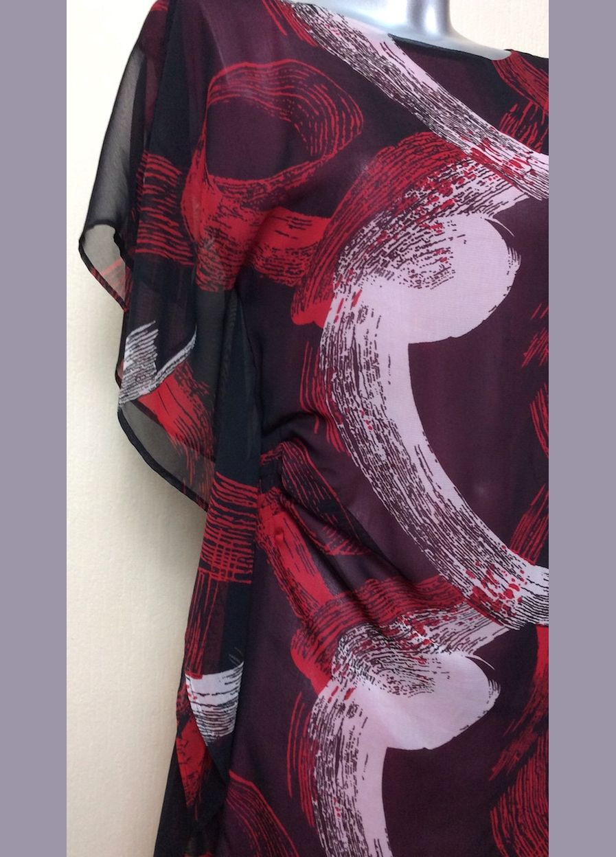 Красное вечернее платье мини/шифон 2 Льва