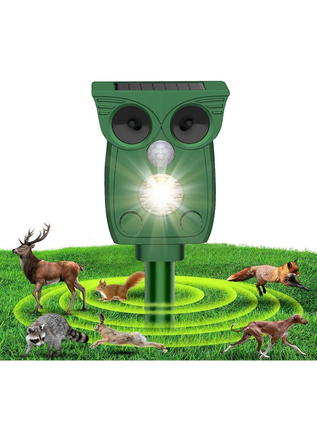 Отпугиватель животных Ashmita AB122 солнечная батарея Ashmita AB122 солнечная батарея No Brand (356775903)