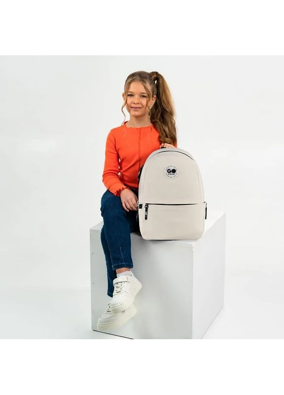 Рюкзак GoPack Education Teens 188M-1 Бежевый (Срок доставки до 10 дней!) MIC (385839657)