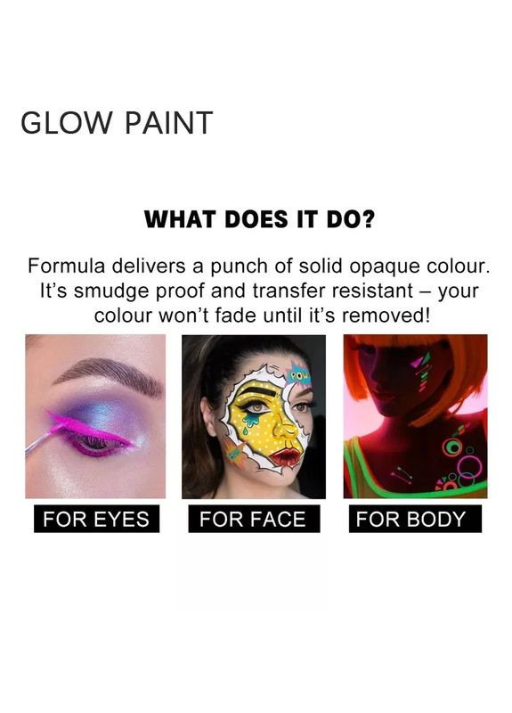 Аквагрим 10 цветов 1УФ краски для боди арта + кисточка Veronni (302242610)