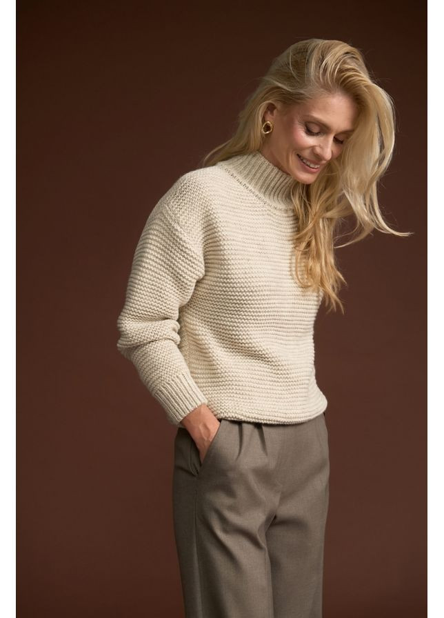 Бежевый свитер 2881 натуральный Triko Bakh