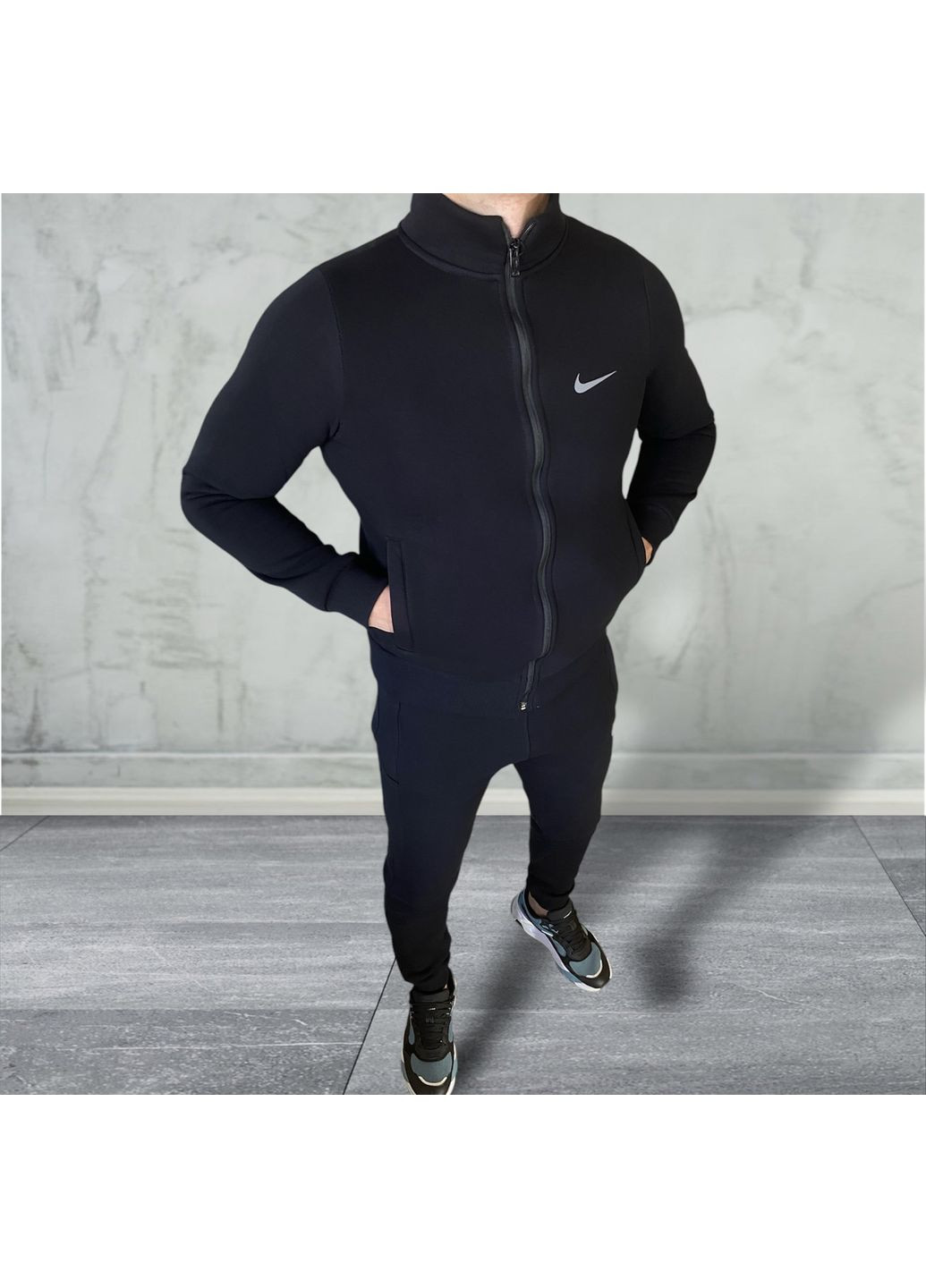 Теплый мужской спортивный костюм Nike (369926830)