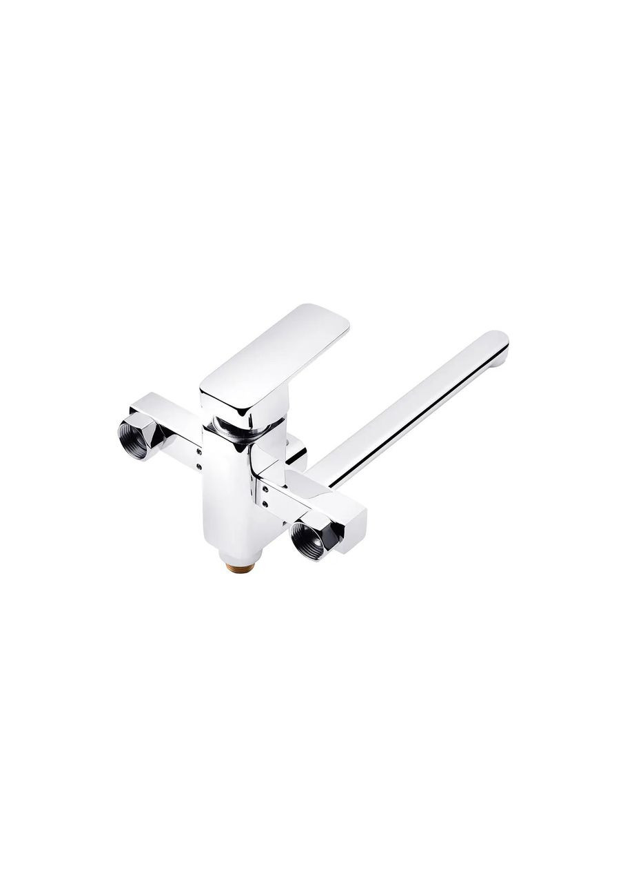 Смеситель для ванны квадратный длинный гусак KUB2-A123 WAL (336933121)