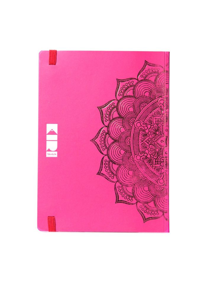 Дневник-мотиватор недатированный "Мандала Малиновый цвет" 21203-KR Нанокрафт в книжном переплете Kiri sketch (301086337)