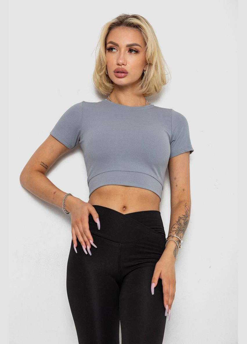 Футболка - топ женская в рубчик, 238R58210 Ager - (365073994)