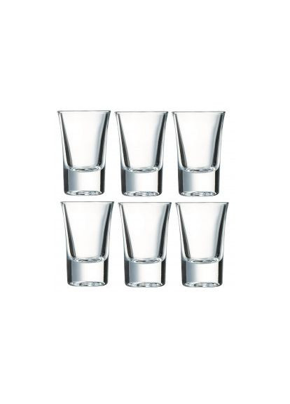 Набір чарок 6 шт 34 мл Hot Shot (21554/1) Arcoroc (336948339)