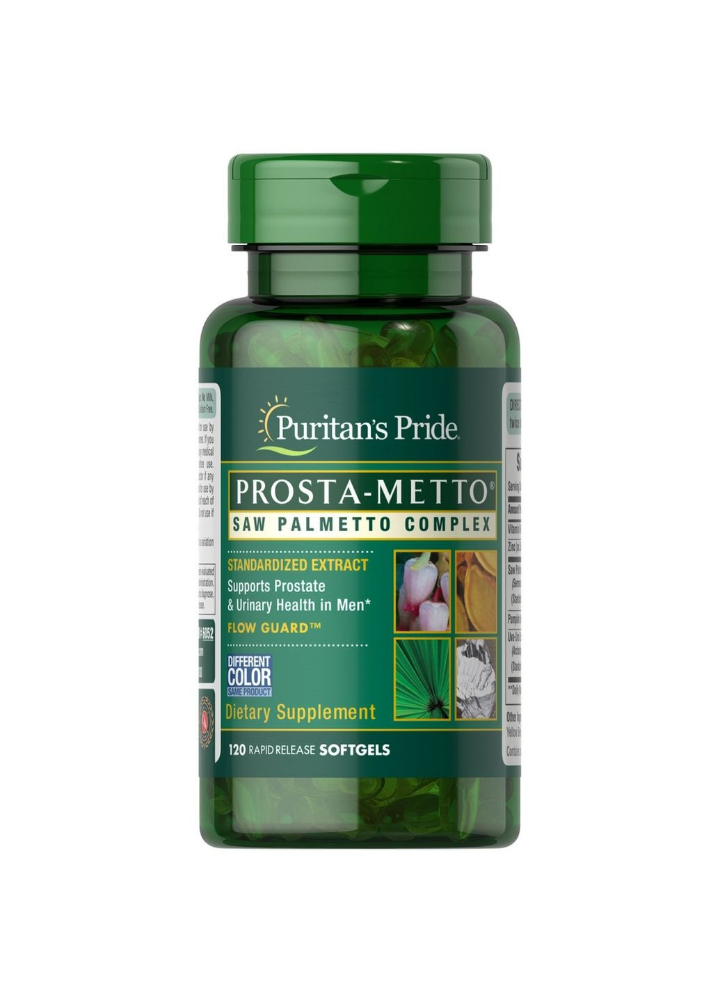 Натуральная добавка Prosta-Metto, 120 капсул Puritans Pride (293338271)
