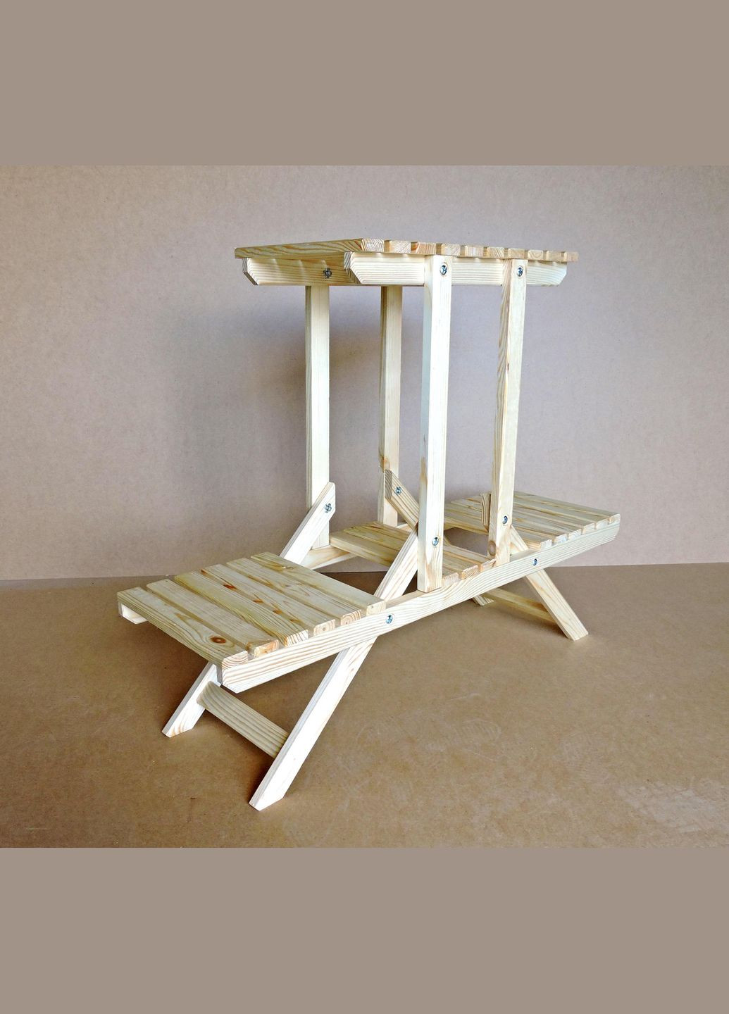 Подставка для цветов из дерева Майотта бланже (ЦВТ-0406) No Brand (328225865)