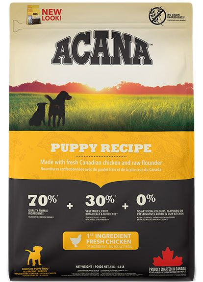Сухий корм для собак Puppy Recipe для цуценят всіх порід 2 кг (a50020) Acana (316319224)