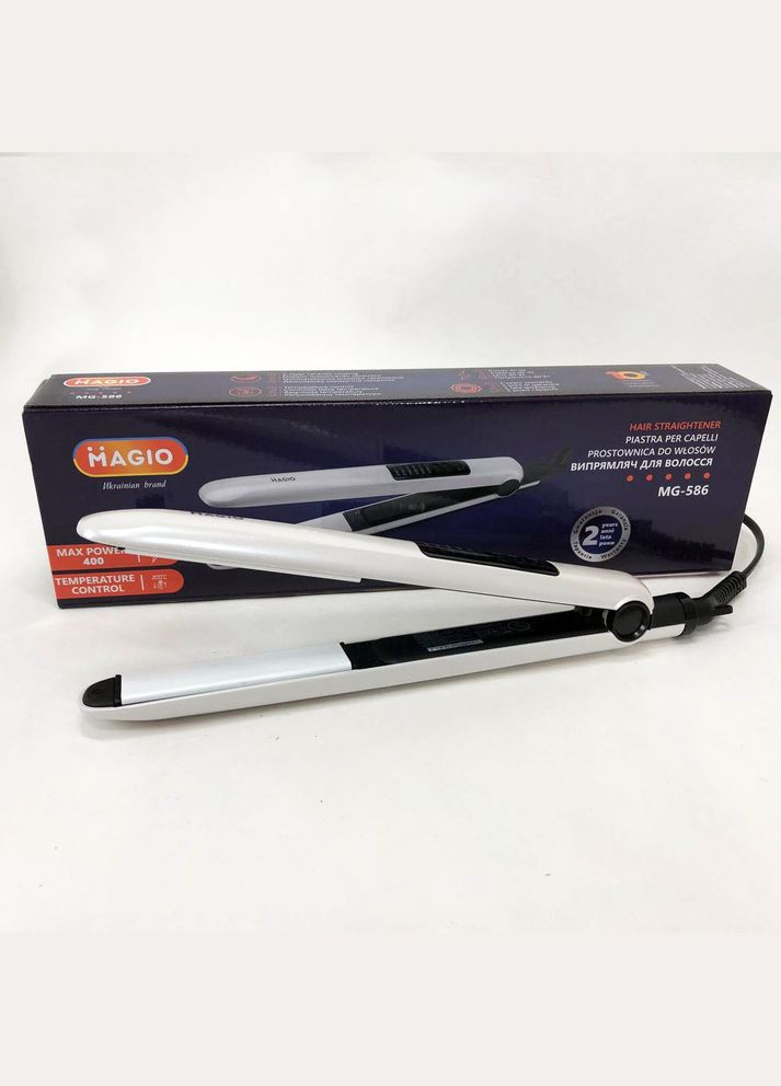 Щипці випрямляч для волосся MG-586, праска для завивки волосся, прилад для завивки волосся Magio (364663865)