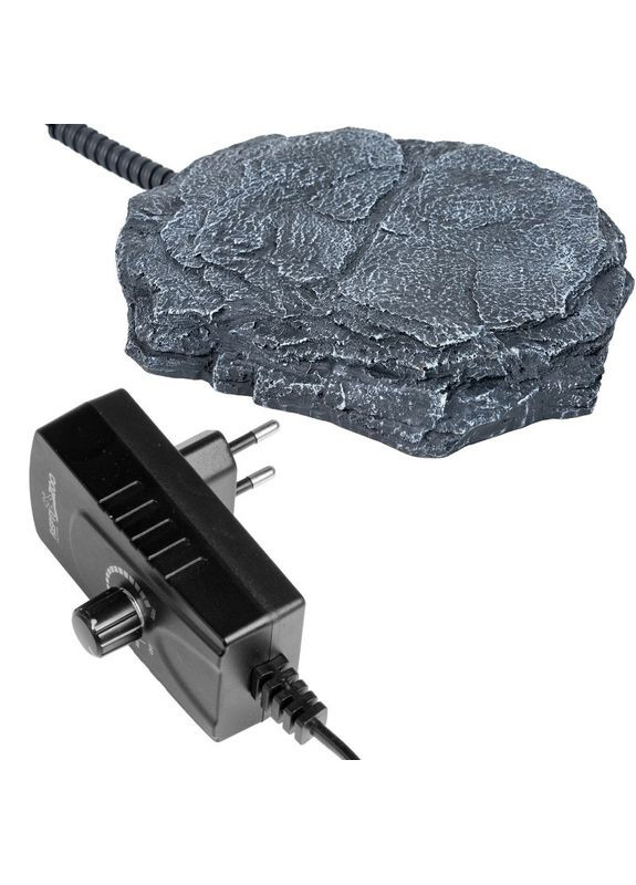 Нагрівальний камінь із регулятором температури Dimmer Heat Rock 8W 18×14×3 см (AHR0608P) Repti-Zoo (364488908)