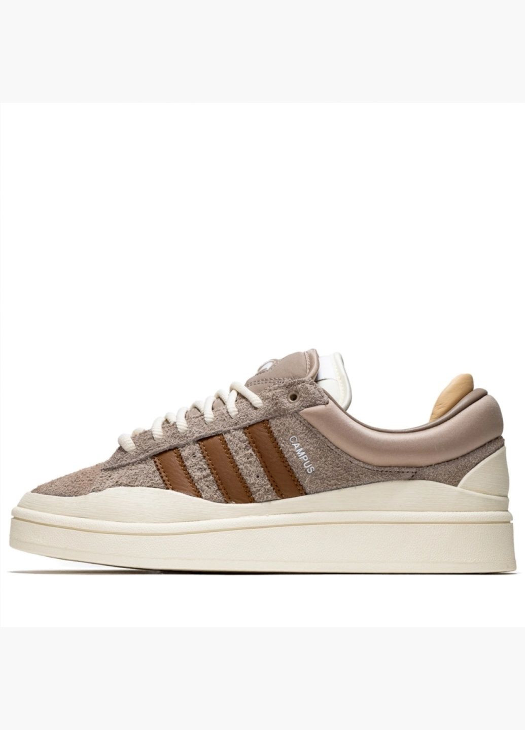 Коричневі Осінні кросівки чоловічі x bad bunny campus chalky brown brown id2529 adidas