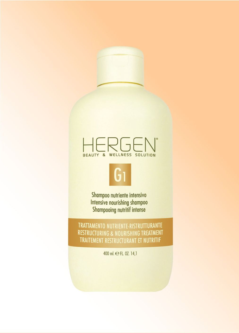 Поживний інтенсивний шампунь G1 Gold Line Hergen (Італія) 400 мл BES (313399761)