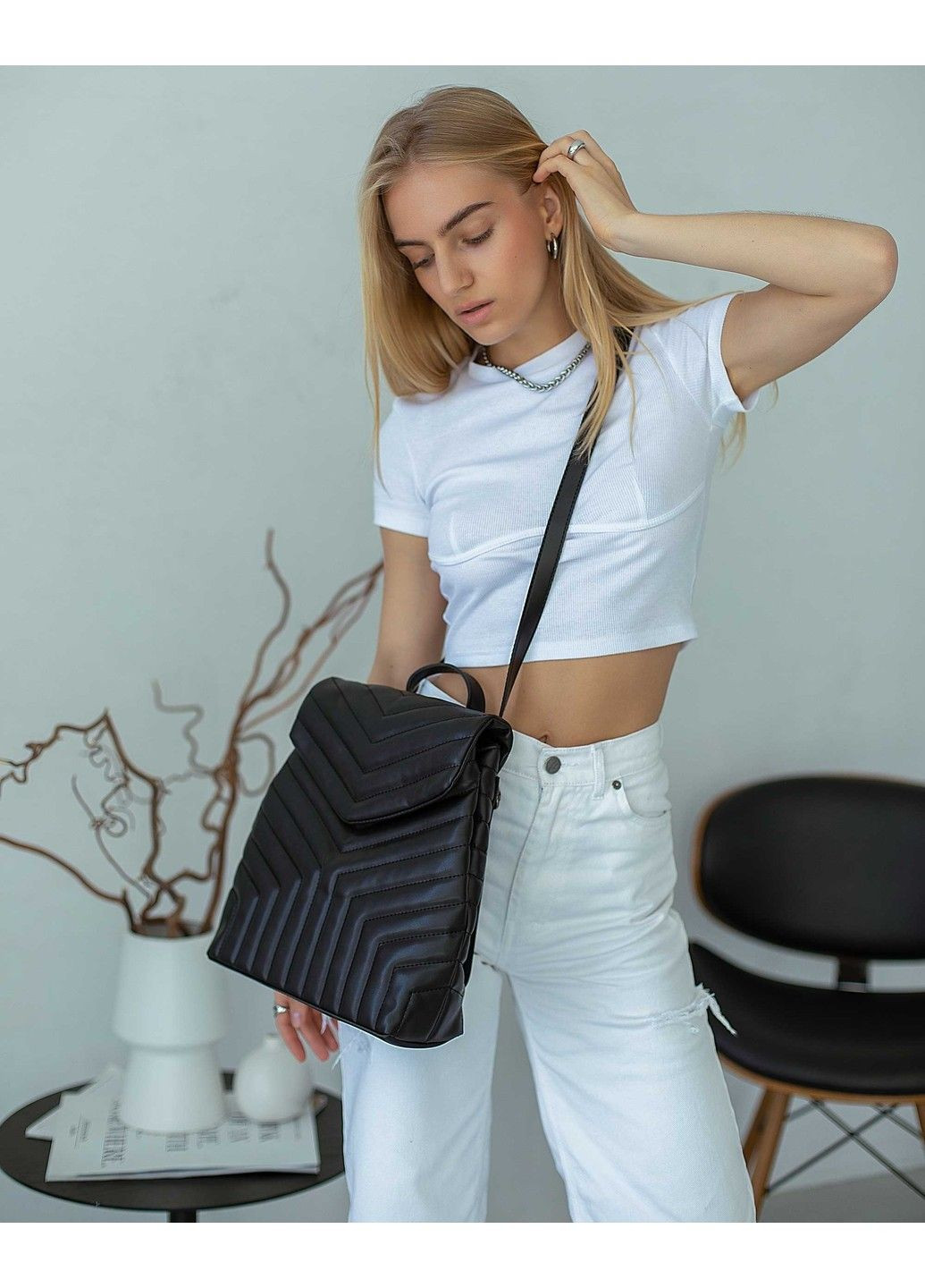 Женская сумка рюкзак «Луки» черный WeLassie (315688768)