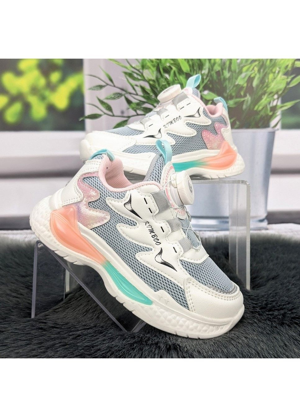 Сірі осінні кросівки дитячі для дівчинки Kimboo