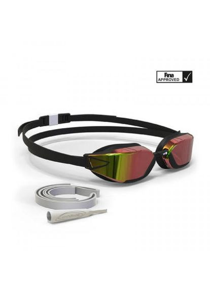 Взрослые Очки для Плавания B–FAST (Зеркальные Линзы) Черные Nabaiji (348116845)