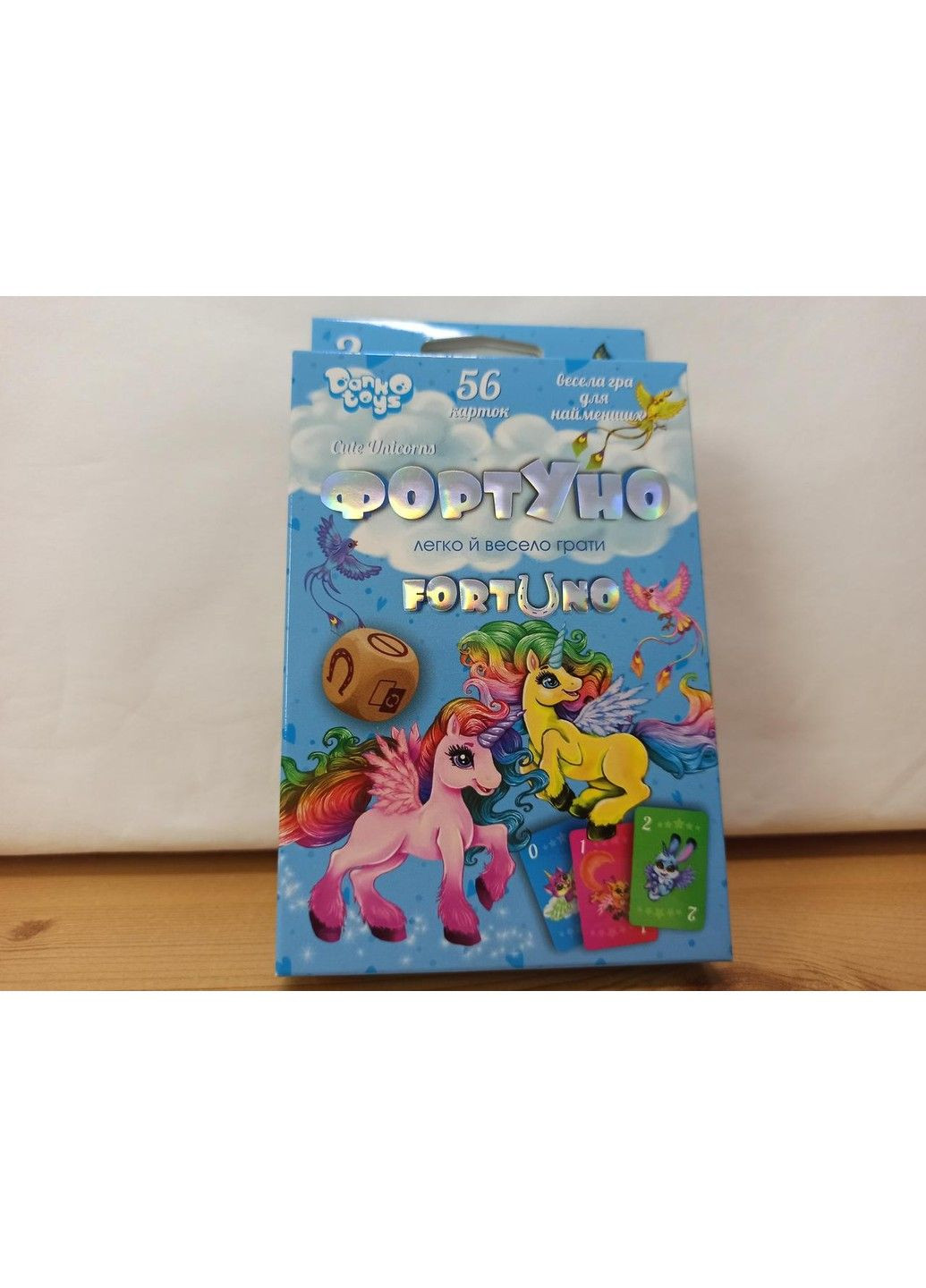 Настільна гра, карткова, "ФортУно" українською мовою, в коробці 13,5x9x2,5 см No Brand (334342846)