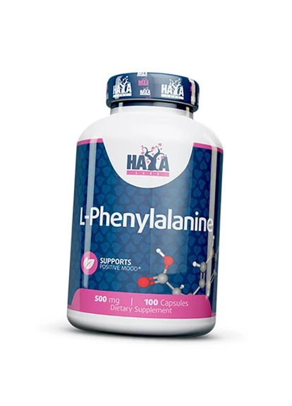 Фенілаланін, L-Phenylalanine 500, Haya 100капс (27405021) Haya Labs (315783216)