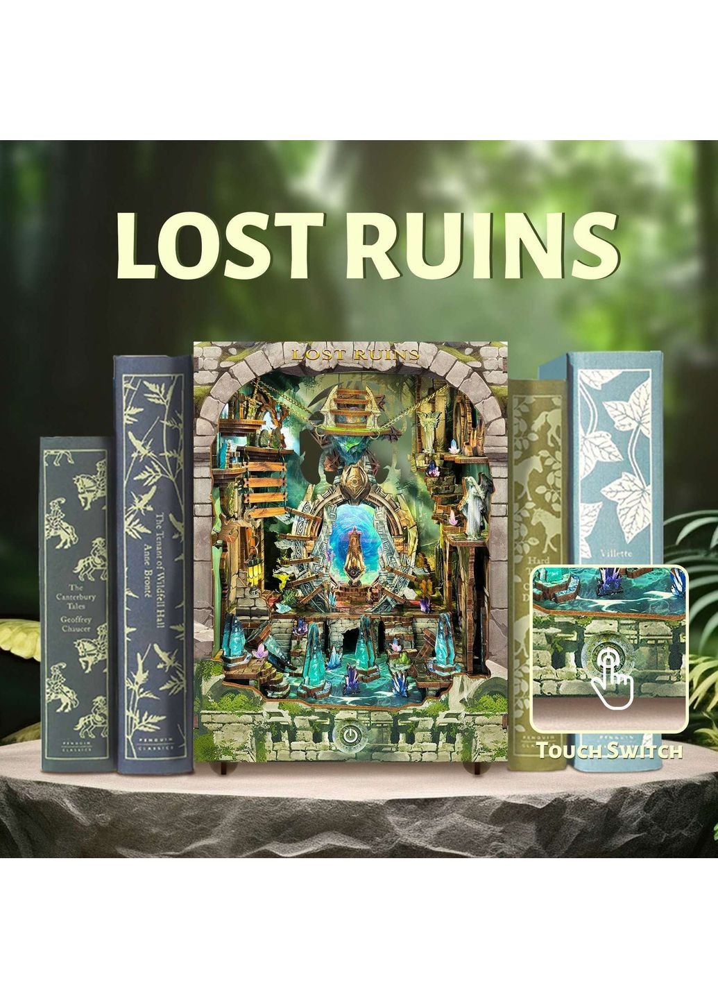 Потерянные руины Интерьерный конструктор Lost Ruins DIY Book Nook Kit SQ-30 No Brand (362452762)