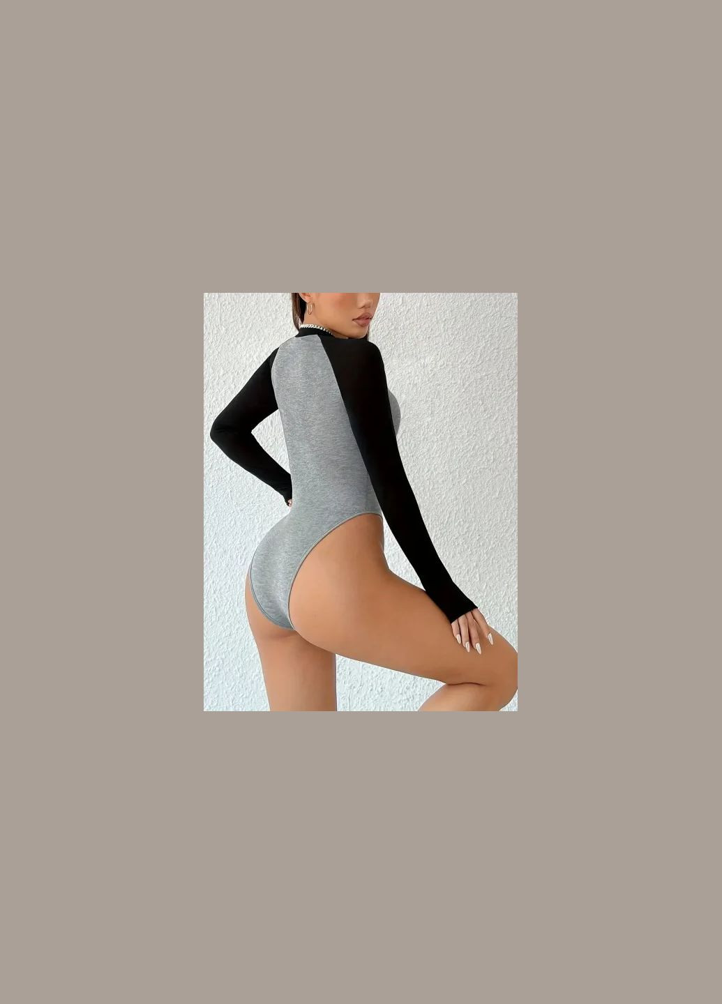 Боди с длинными рукавами, 301 No Brand (350886142)