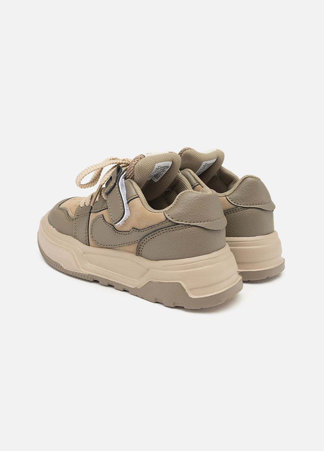 Хакі Осінні кросівки на пласкій підошві для хлопчика колір хакі цб-00256076 Bessky