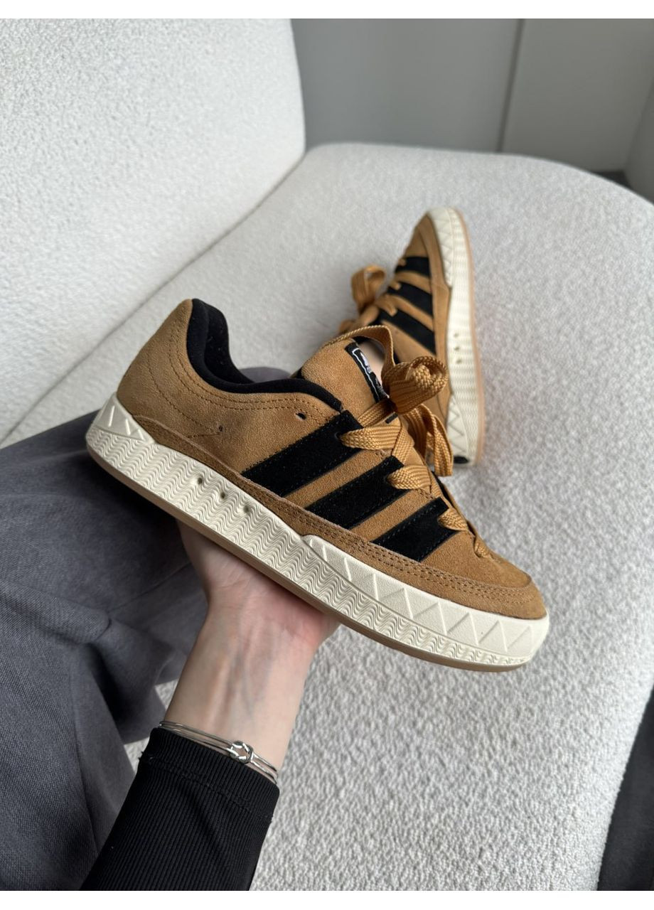 Цветные демисезонные кроссовки мужские adidas adimatic brown адидас адиматик No Brand