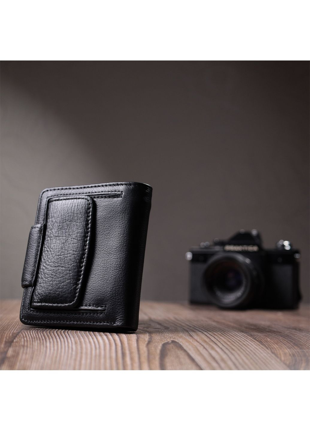 Женский кожаный кошелек 10х11,2х1,5 см st leather (315872179)