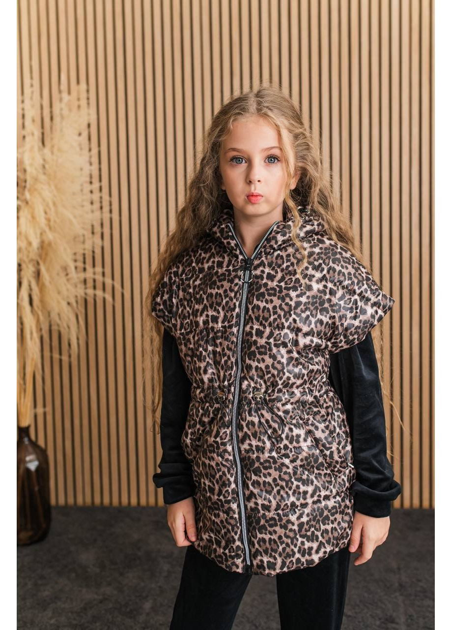 Детская демисезонная жилетка для девочки «Меган» Denchik (dn-8455) Деньчик (370269977)