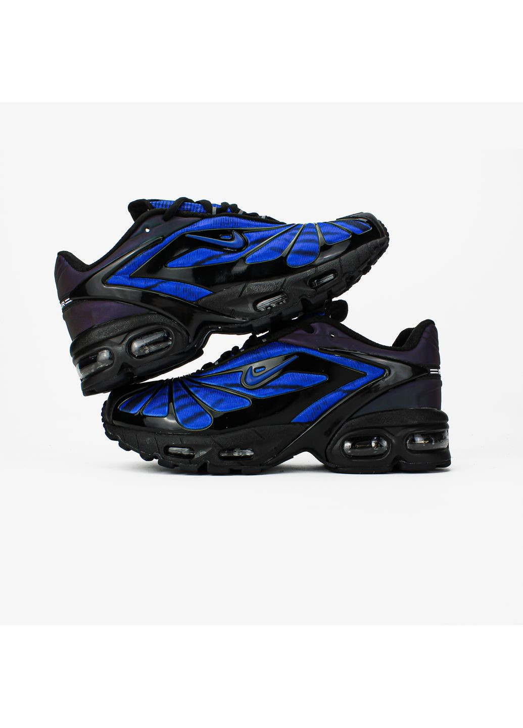 Синие демисезонные кроссовки мужские nike air max tailwind 5x skepta blue black | найк аир макс теилвинд 5 х скепта синие No Brand