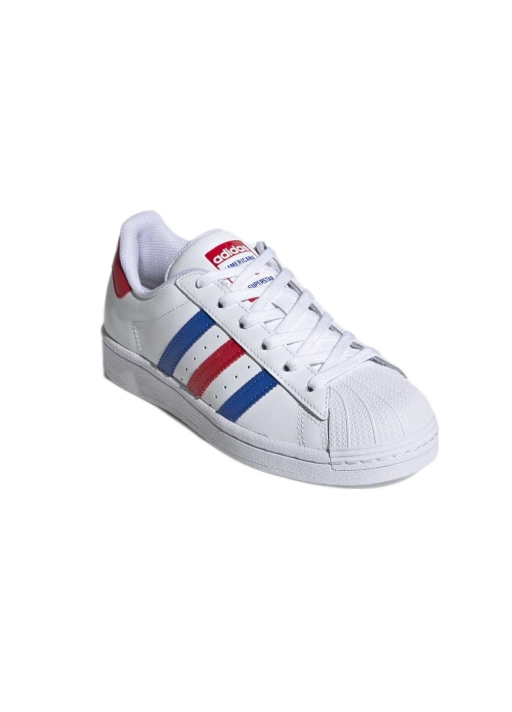 Белые всесезонные кроссовки originals superstar j 'usa' - 36.5 adidas